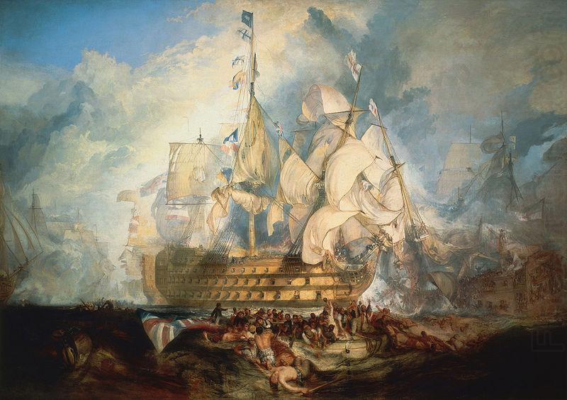 The Battle of Trafalgar by J. M. W. Turner, Joseph Mallord William Turner